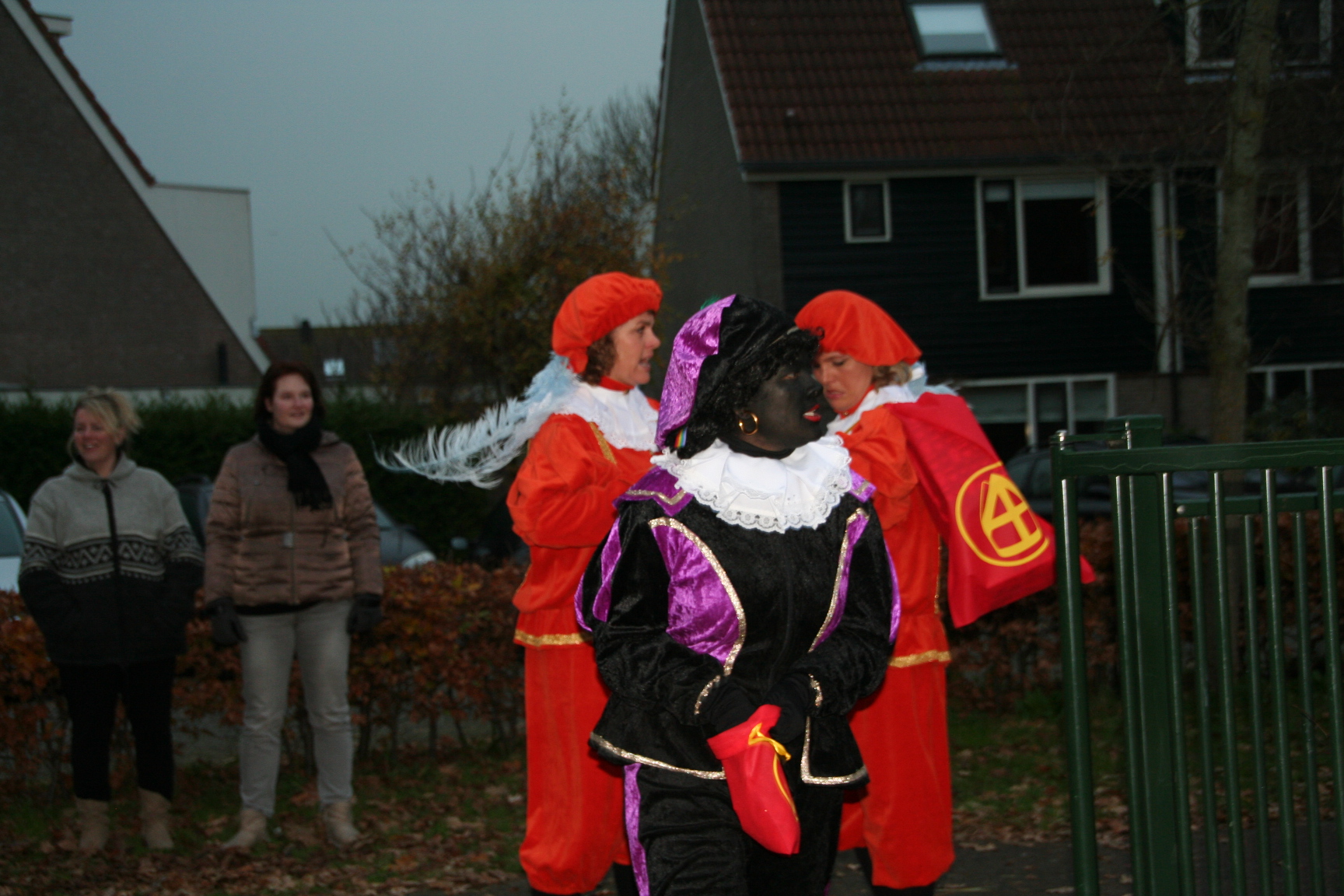 Sinterklaas had zich verslapen
