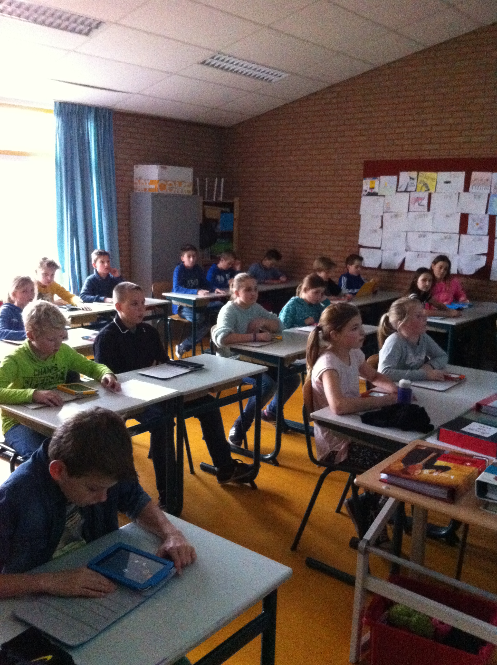 We zijn gestart met de tablets!!!