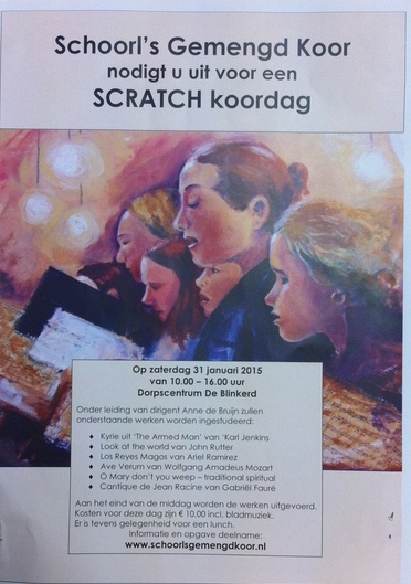 Meezing- en luisterdag van Schoorls Gemengd Koor