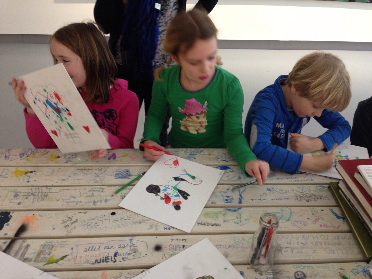 Ook groep 4-5 was in het museum.