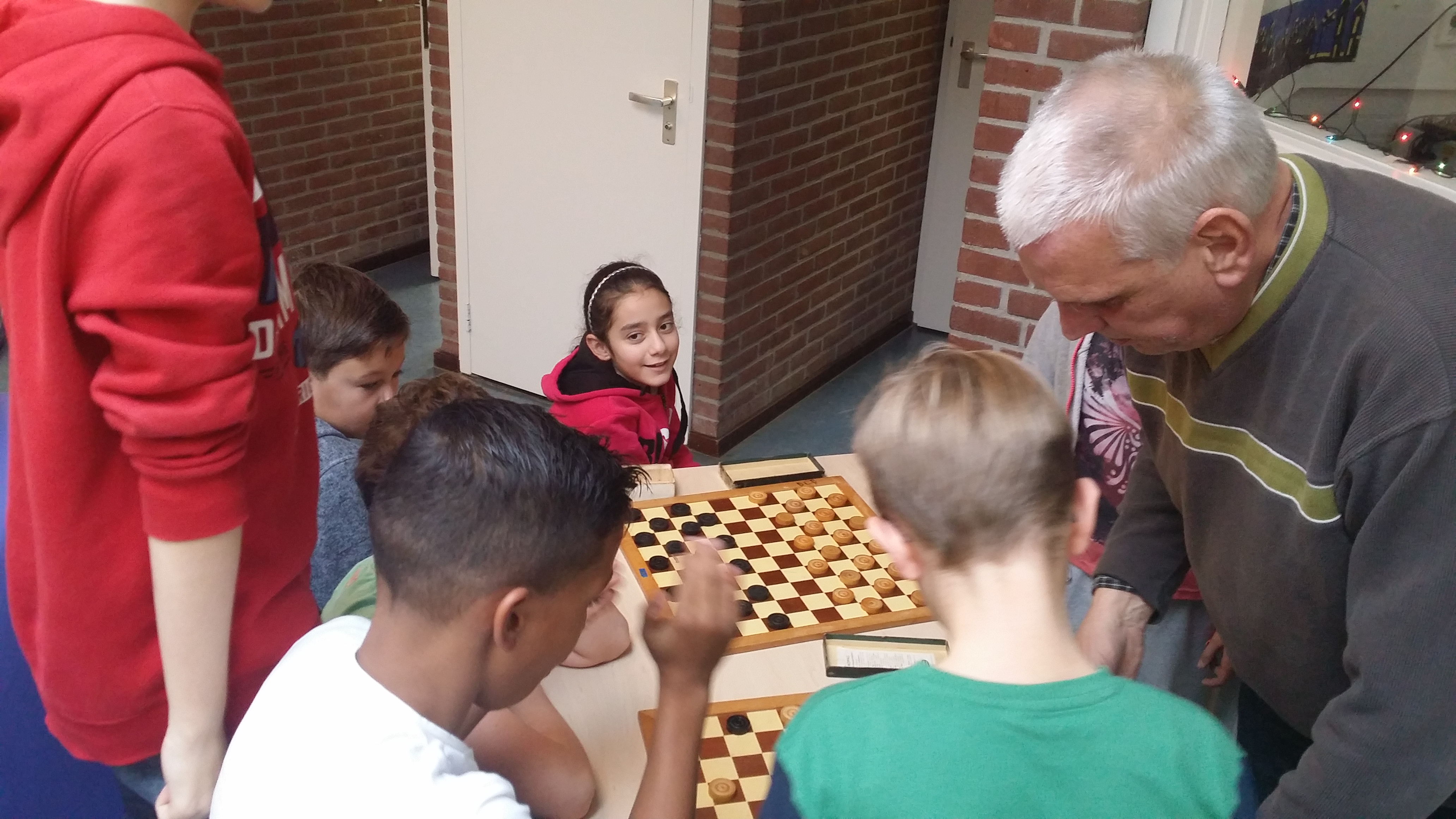 groep 7 spelletjesmiddag met Ben