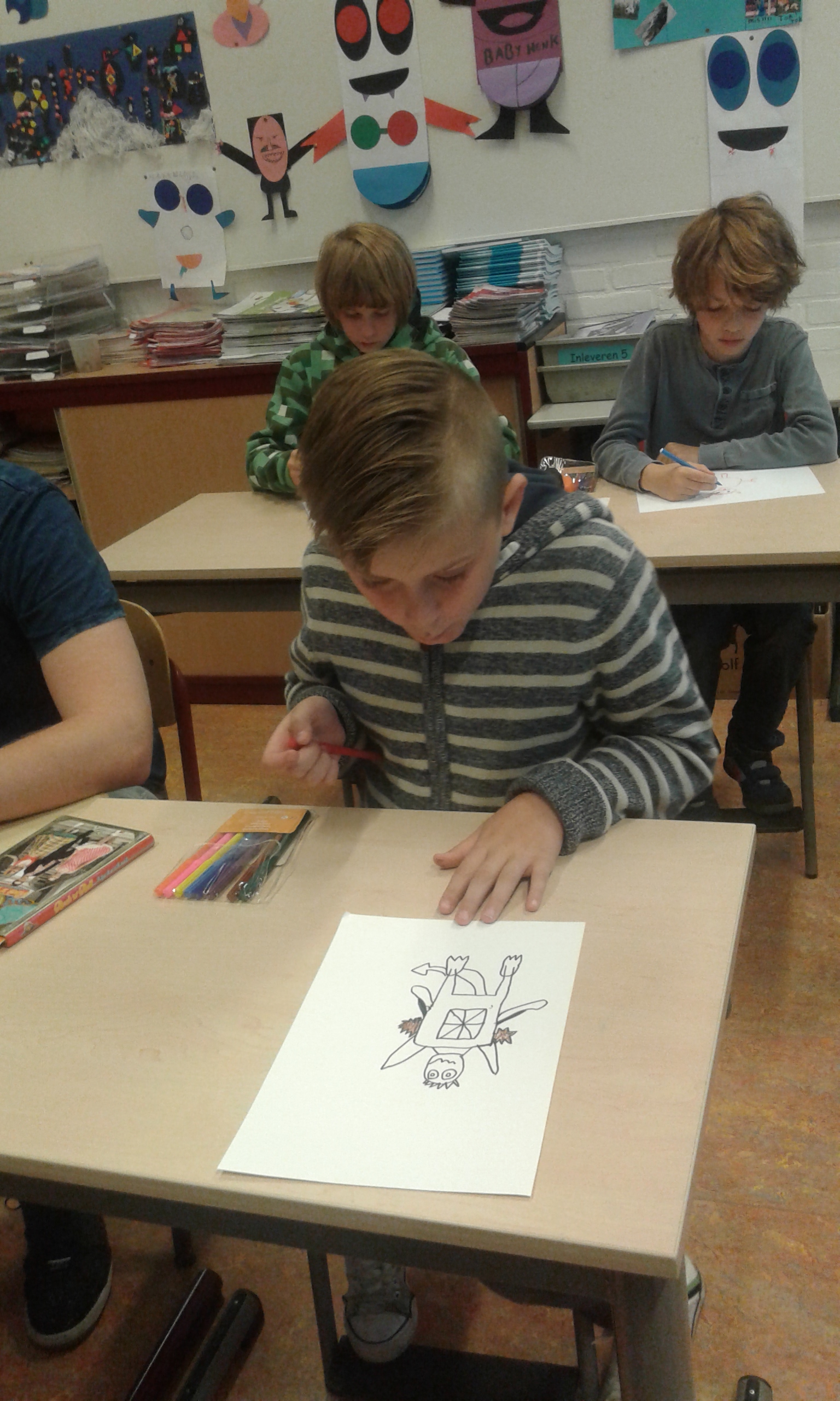 Groep 5/6 gaat klei-kunst maken