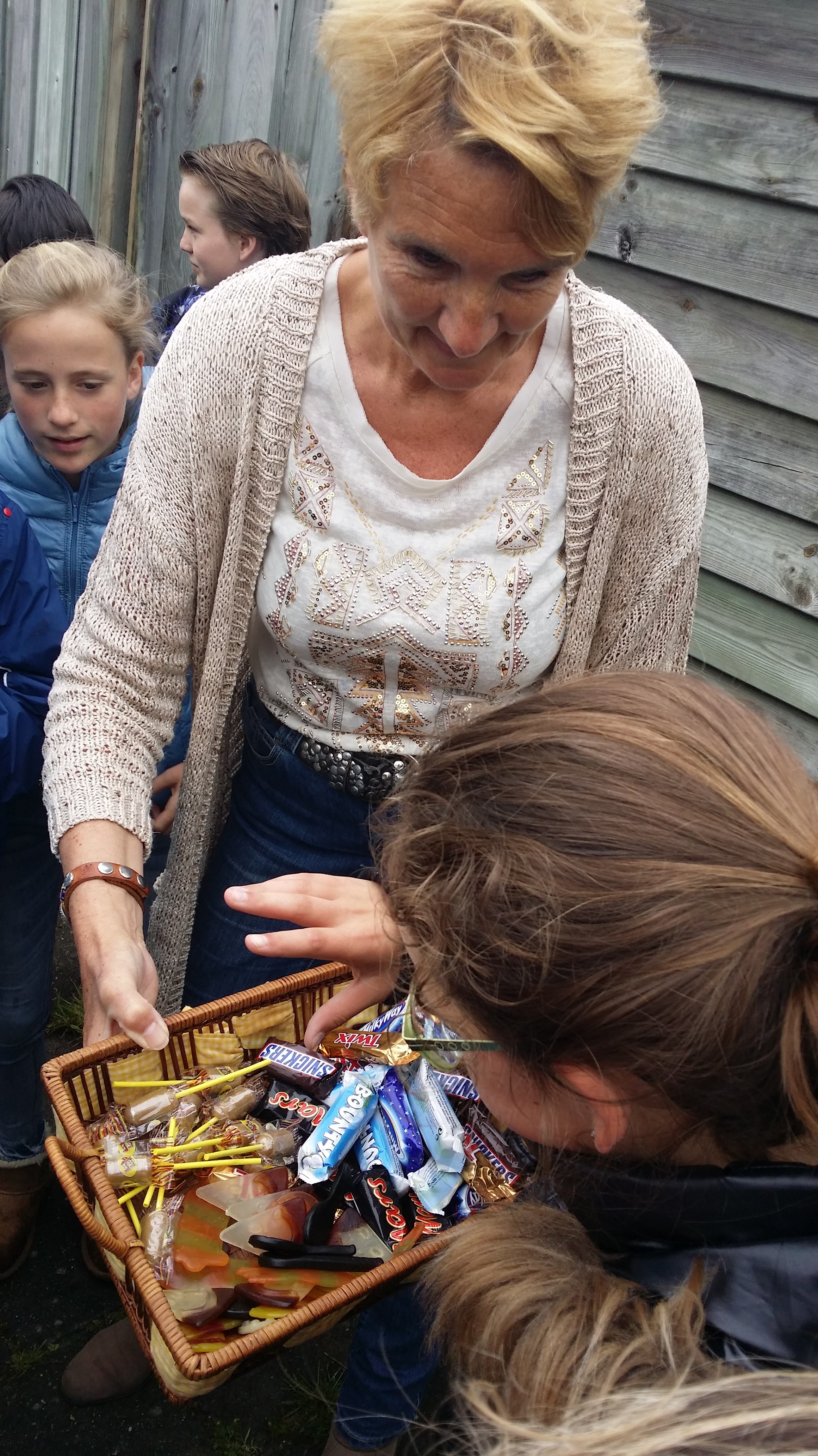 verrassingsbezoek aan de jarige juf Margret!