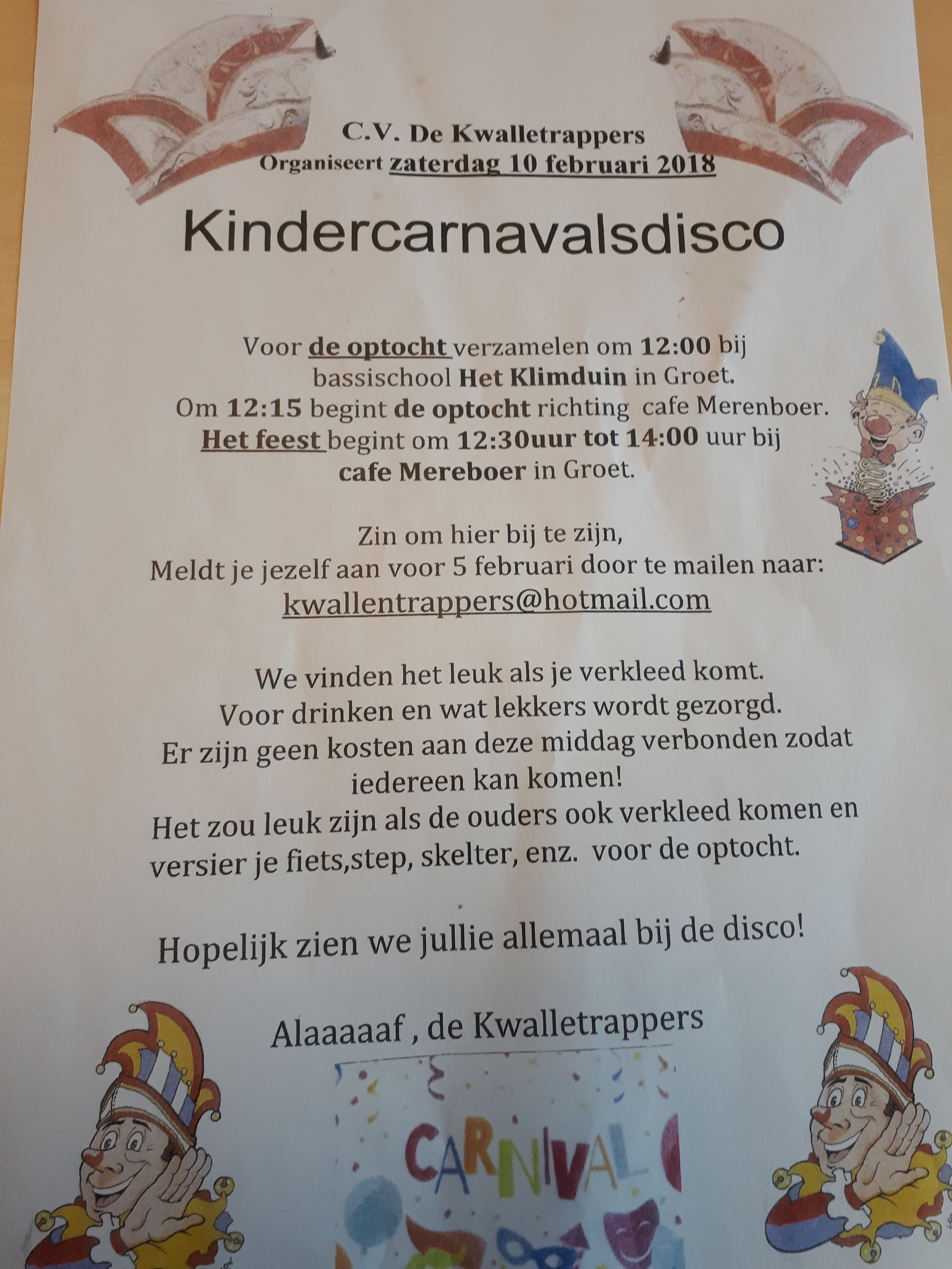 Kindercarnavalsdisco