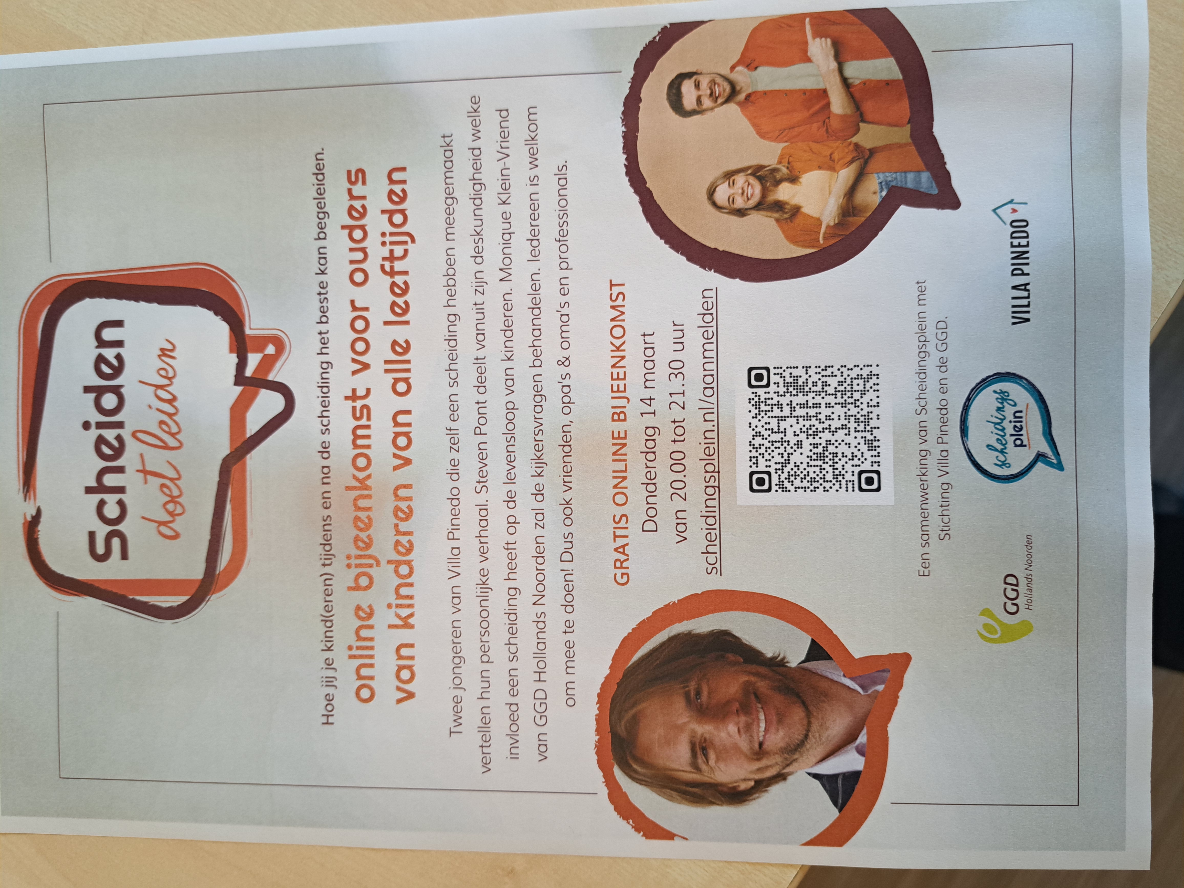 Online bijeenkomst "Scheiden doet leiden"