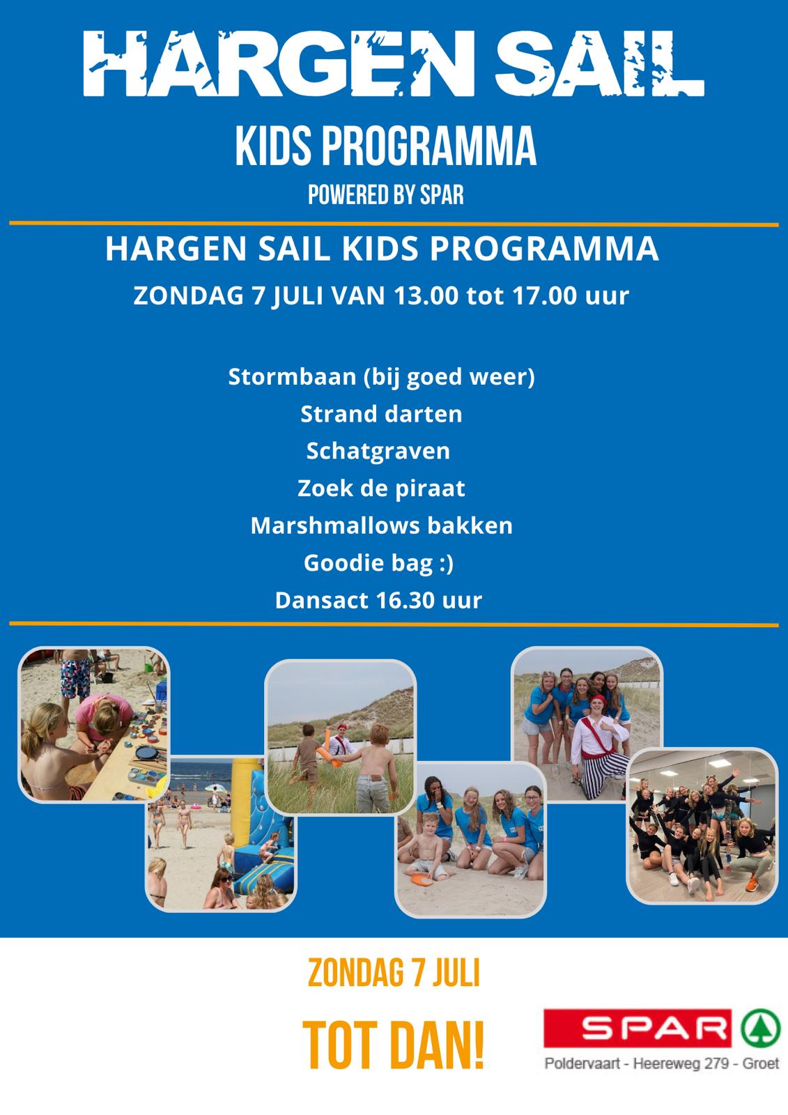 Hargen sail kids programma!