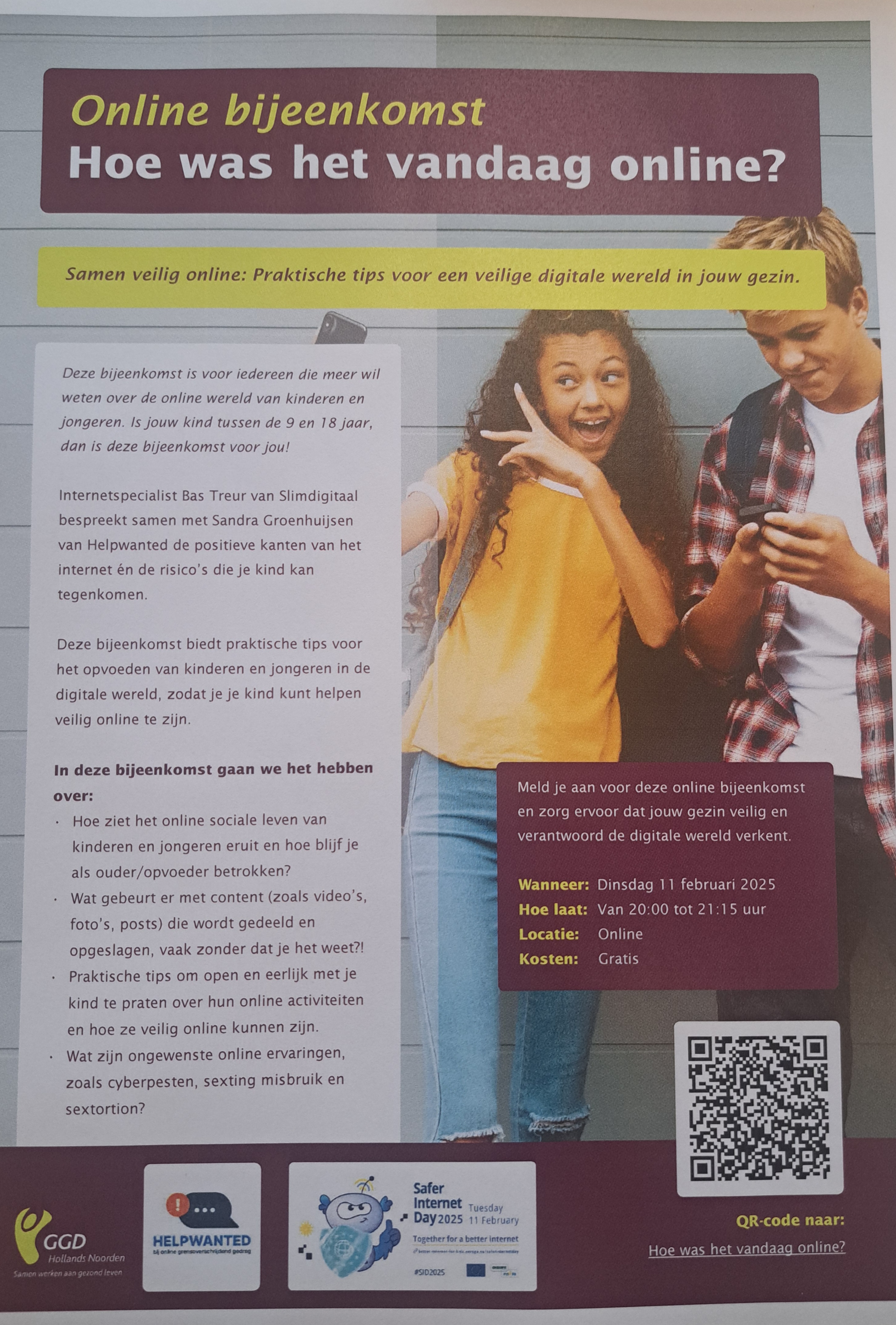 Hoe was het vandaag online?