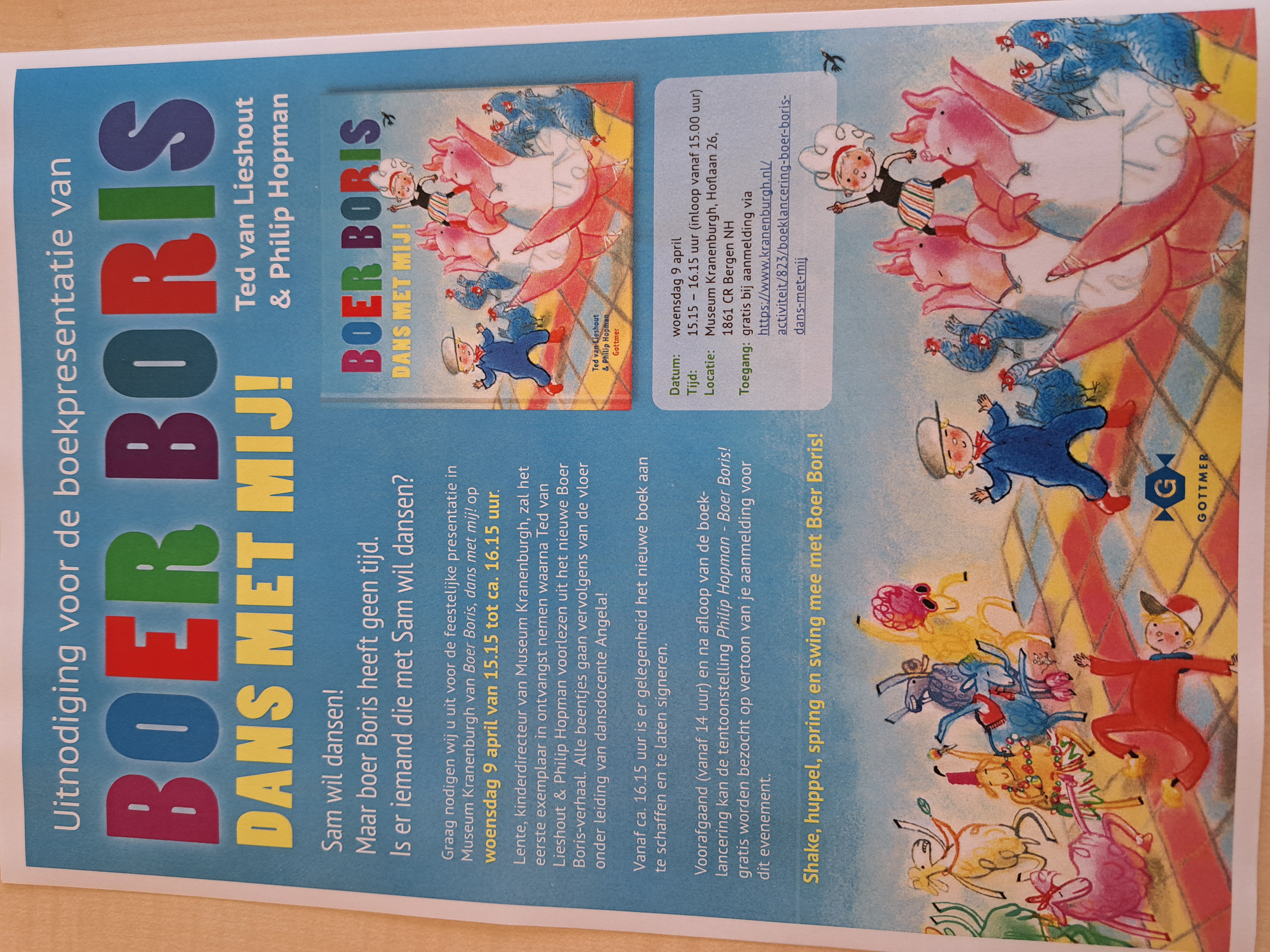 Boer Boris in Kranenburgh!