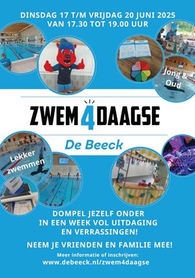 Poster zwem4daagse